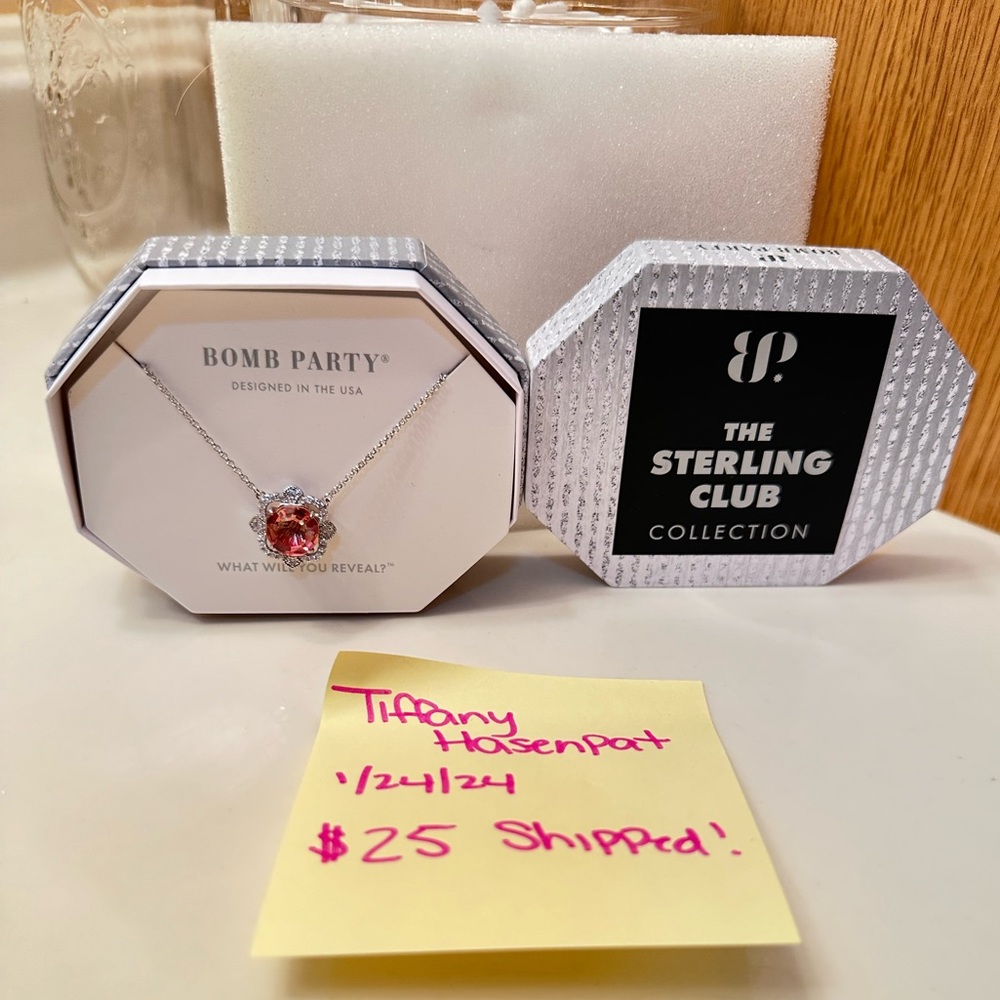 Bomb Party Sterling silver necklace
